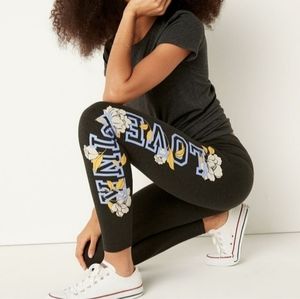 Victoria's Secret Pink Overt Floral Love Pink Leggings